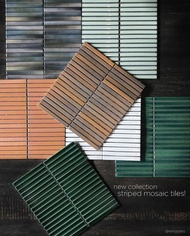 Mosaic Venus Tiles Type Pottery Linea Striped Pine - Venus Tiles