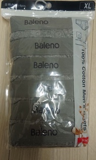 全新Baleno XL 32-34吋灰色內褲底褲6條