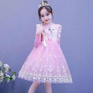 baju kurung budak perempuan baju raya budak perempuan baju budak perempuan Elsa Princess Dress Elsa 