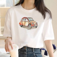 2cv top women anime Tee girl comic streetwear anime clothing
