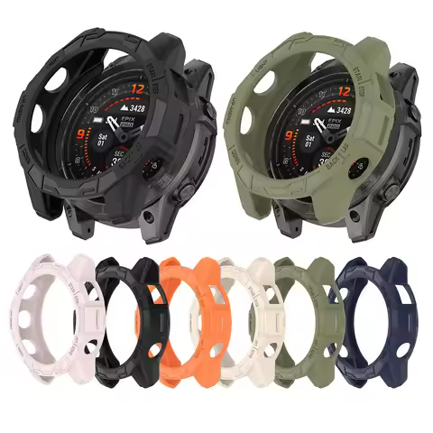 Protective Case Hollow Protective Case Suitable for Garmin Fenix ​​7/7X/7Pro Bumper Silicone Case fo