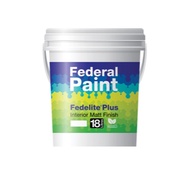 FEDERAL PAINT WHITE 7701 Fedelite Plus Interior Emulsion Paint Matt Finish Emulsion Paint 18 Litre