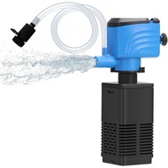 Aquarium Filter 5-15 Gallon Fish Tank Filter 120GPH Powerful Pump For Aquariums Adjustable Air Flow 