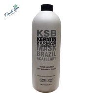 KASIBAO KSB BRAZIL ACAI BERRY Hydrolyzed KERATIN Steamer restores severely damaged hair 1000ml.TL TL