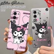 Softcase OPPO A5 4G 2025 - A5 5G 2025 - A5i PRO 4G 2025 Latest . Kuromi Purple Motif Fashion Case - 