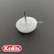 Paku Plastik 14mm / Kaki Kursi / Kaki Almari / Sepatu Mebel 14mm