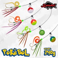 240g - Handmade Sliding Jig Kabura Kurodai Pokebol for Jigging / Fishing