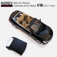 Norev 1:18 賓士E500  敞篷跑車 2010款 仿真合金收藏汽車模型