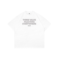 MACHINE WHITE OVERSIZE TEE | 100% COTTON BCI HYDRO 16S