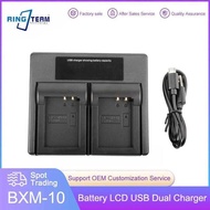 BXM-10 BXM10 LED USB Dl Charger For XiaoYi YI-M1 Mirrorless Camera Battery