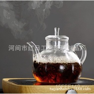 Set Teh Kaca Tahan Panas Jepun Teko Boleh Dipanaskan Tahan Suhu Tinggi Dapur Seramik Elektrik Periuk