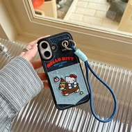 9912 HELLO KITTY 可插卡八達通皮套手機電話殼IPHONE 16 15 14 13 PRO PROMAX