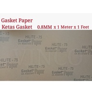 1feet HILITE Gasket Paper Kertas Oil Petrol Resist 0.4mm & 0.8mm X 1 Meter X 1 Feet (MADE IN INDIA)