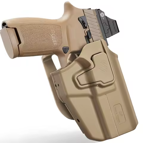 Universal OWB Holster for Sig P320,G17/19,G3C/G2C,TP9,FN 509,M&P,CZ P-07,Index Finger Release, Right