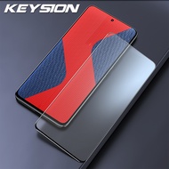 KEYSION ฟิล์มกระจกเทมเปอร์ F6 POCO โปรแก้วป้องกันจอ HD ที่ครอบสำหรับ Xiaomi เต็มรูปแบบสำหรับ F6 POCO