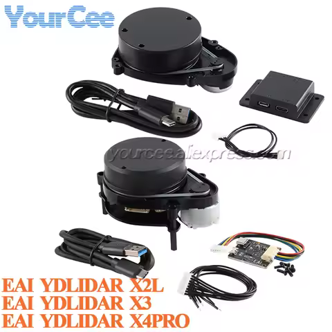 YDLIDAR X4 Pro X3 X2L LIDAR TOF 360° Laser Radar Scanner Ranging Sensor Module 8 Meters 10Hz Scannin
