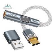 CM01 USD C to 3.5mm Audio Adapter 8 Core Single Crystal Copper Silver Plated Cable CX31993  Audio De