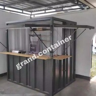 BOOTH CONTAINER UKURAN 120X100X200 CM CAFE CONTAINER WARUNG CONTAINER MURAH BAGUS BOOTH CUSTOM