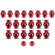 (MEFO) Complete 22Pcs Aluminum Alloy Pivot Ball Set for Arrma 1/10 Big Rock Senton Upgrade Parts