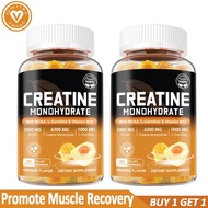Omilay Creatine Monohydrate Gummies with BCAA and L-Carnitine Promotes Athletic Performance
