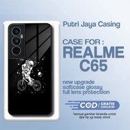 Latest Realme C65 Case New Astronaut Realme C65 Casing Softcase Hardcase Glossy Realme Putri Kesing 