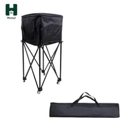 [Homyl] Storage Cart Portable Ball Hopper with Wheels Pickleball Cart High Capacity Pickleball Hoppe