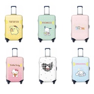 Sanrio Hellokitty Cinnamoroll Kuromi Design Printing Luggage Cover Protector Washable Elastic Suitcase Cover Dustproof A