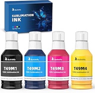 140mlx4 Clog-Free T49M Sublimation Ink for Epson SureColor F170 F570 Sublimation Printer | ICC-Free 