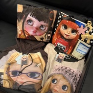 Neohub * Orange Hair Rock Worm Blythe doll Double-Sided Large Capacity tote tote Computer Bag Gift
