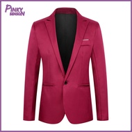 Yoewre Business Casual Men Suit Men Slim Fit Suit Jacket Slim Fit Mens Business Blazer for Wedding O