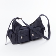 [พร้อมส่ง] 🇰🇷 แท้ 💯% New pocket mug bag SAMO ONDOH M / L จากช็อปเกาหลี มีทั้งแบบหนังและแบบผ้า Nylon กระเป๋าหนังสีดำ SAMO Mewealth