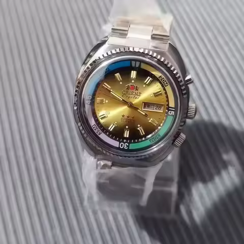 Orient Store Sporty Casual Men's Automatic Watch with Japanese Movement, Full Featured, Stainless St
