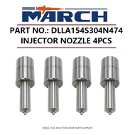 4pcs Diesel Fuel Injector Nozzle Tip DLLA154S304N474 for ISUZU N F Series 4BC2 6BD1 6BG1 4BD1