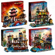 70620 70657 70751 71819 71799 Street View Building Blocks Set, Creative Architecture House Model DIY