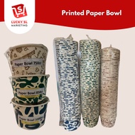 Paper Bowl [Without Lid] Printed 750cc/850cc/1000cc