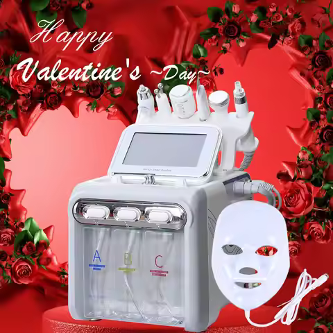 7 in 1 H2O2 Beauty Skin Cleansing Hydrofacial Machine Facial Machine Water Aqua Peeling for Home Use