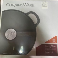 ［全新］CorningWare康寧鍋/陶瓷不沾絢彩湯鍋/24公分