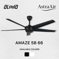 ALPHA ALKOVA AMAZE 5B 66 inches DC Motor Ceiling Fan with Remote Control