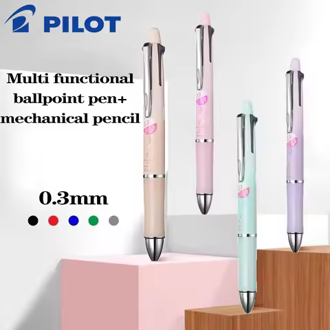 1PC PILOT Dr. Grip 4+1 Multifunctional Pen 0.3mm 4-color Ballpoint Modular Pen 0.3mm Mechanical Penc
