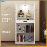 Buddha altar cabinet Buddha niche standing cabinet with door offering table God of Fortune Goddess of Mercy Goddess of Mercy Goddess of Mercy Goddess of Mercy offering table