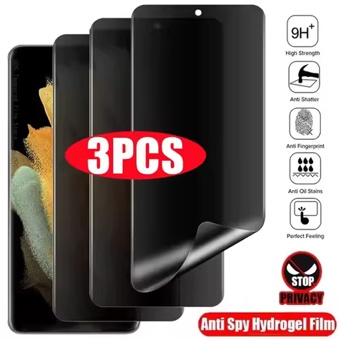 1-3PCS Anti-Spy Hydrogel Film For Samsung S26 Ultra A57 A37 A56 S25 S24 S23 S25 Ultra FE Plus A55 A1