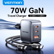 Vention 70W GaN Charger Quick Charge 3.0 USB C Charger Charger