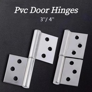 (Per Pairs) Pvc Plastic Door Hinges with Screw - 3'' and 4''
