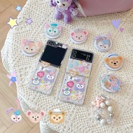 GANTUNGAN Stellalou Duffy and Friends Cute Bear Cartoon Magnetic Case Stella Lou Characters Super Cu