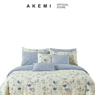 AKEMI 850TC Cotton Select Adore Felysse (Fitted Sheet Set | Quilt Cover Set | Bedsheet)