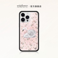 [Wildflower MY Official Store] Sweet Swan iPhone Case for iPhone Shock Resistant INS Style Coquette 