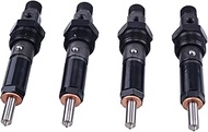 Czomoizc 4 Pcs 2856255 Fuel Injector Compatible With Case Engine F4GE9454K J604 Loader 440 440CT 450