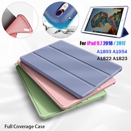 Tablet Case For iPad 9.7 2018 2017 A1893 A1954 A1822 A1823 Fundas PU Ultra Slim wake Smart Cover Cas