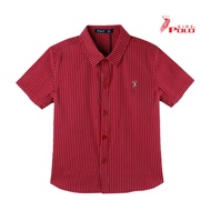 Polo Kids Boy Short Sleeve Stripe Woven Shirt 03-103450