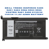 DE/LL YRDD6 INSPIRON 5485 5491 5493 5584 5593 5590 VOSTRO 5481 5490 01VX1H 1VX1H 11.4V 42WH BATTERY